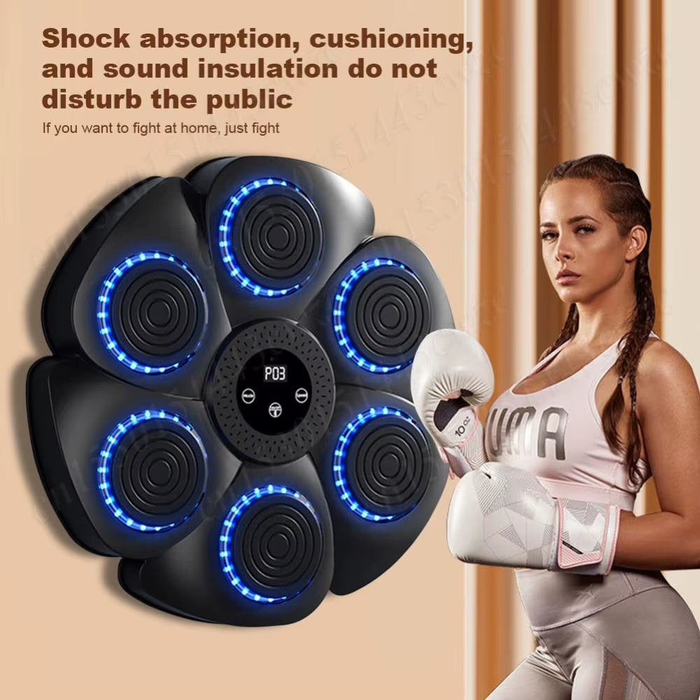 Smart Music Boxing Machine Boxing Training Punching Equipment Boxing Reaction Wall Target Workout Boxing Target Machine Boxing