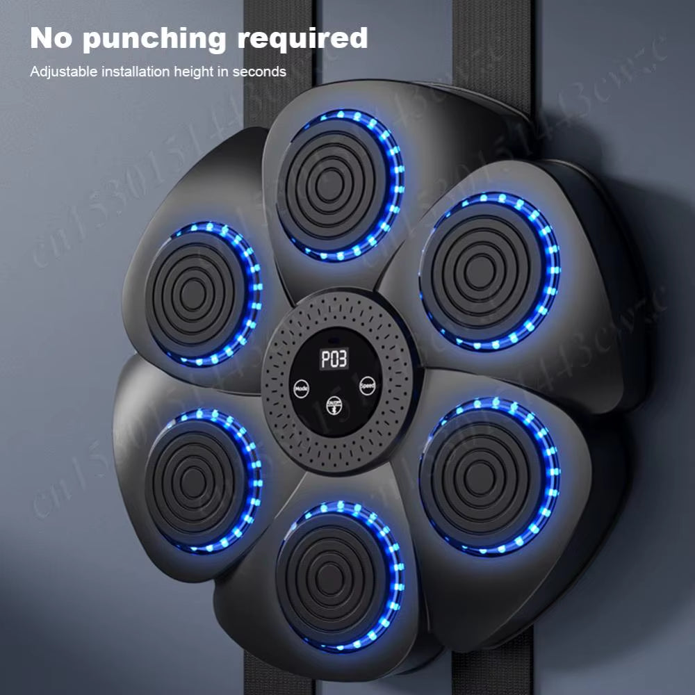 Smart Music Boxing Machine Boxing Training Punching Equipment Boxing Reaction Wall Target Workout Boxing Target Machine Boxing