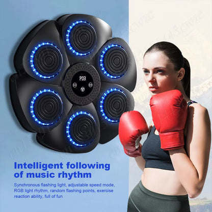 Smart Music Boxing Machine Boxing Training Punching Equipment Boxing Reaction Wall Target Workout Boxing Target Machine Boxing